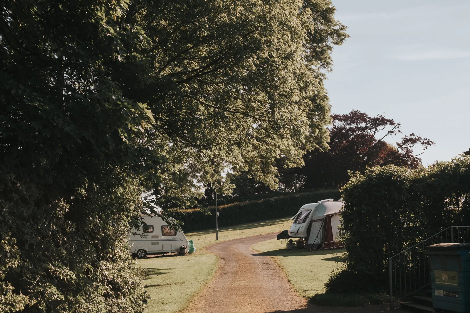 Seasonal touring pitches